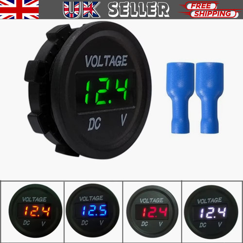 Led digital voltmeter panel - led,