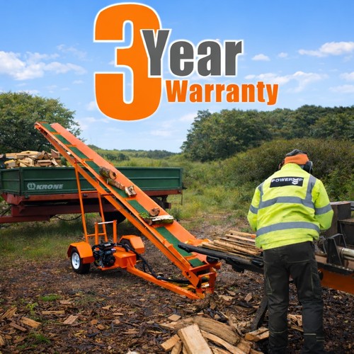 Towable log conveyor - towable,