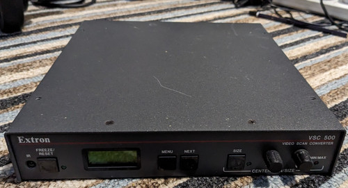 Extron vsc 500 video scan - extron,