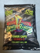 Power Rangers 1995 Vintage Universal Power Caps   Pogs  5 Per Pack Inc. Slammer