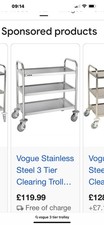 Vogue 3 Tier Clearing Trolley