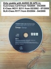 MERCEDES NAVIGATION CD AUDIO 50 APS NTG1 ITALIA CROATIA GREECE SLO 2017/2018