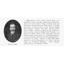 Henry Lumley Webb of Tunstall