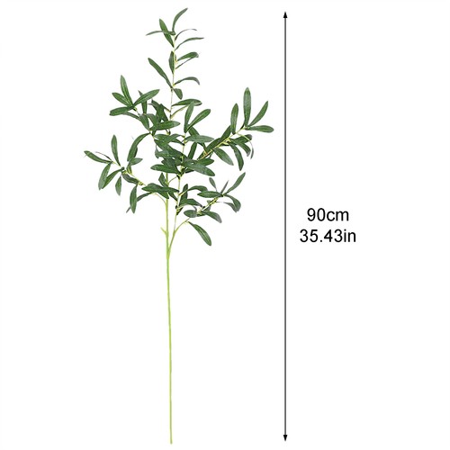Branch artificial olive - artificial, leaf