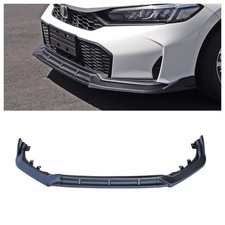 Front Spoiler Lip Splitter Kit For Honda Civic 11.5th 2025-26 1 Set Matte Black
