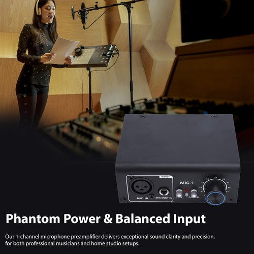 Microphone preamplifier - microphone,