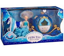 Cinderella Princess Horse & Carriage Doll Playset with sounds & lights 
