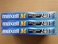 VHS VIDEO TAPES Maxell M 240