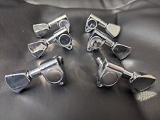 Chrome Grover Style Tulip / Keystone Tuners / Machine Heads / Tuning Pegs / 3x3