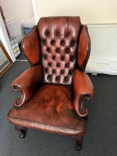 Chesterfield Leather Armchair