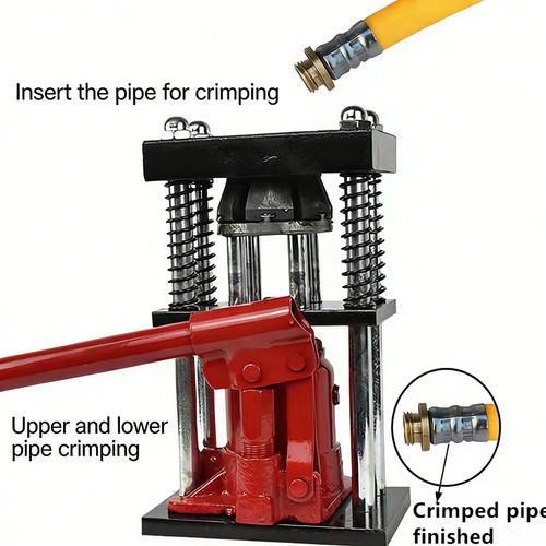 Manual hose crimper tooth - crimper, 6-tooth