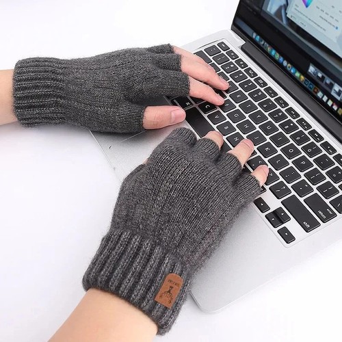 Thermal fingerless gloves - fingerless,