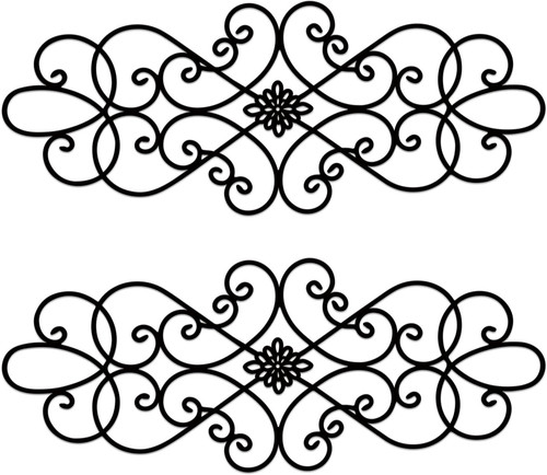 2 black floral - black,