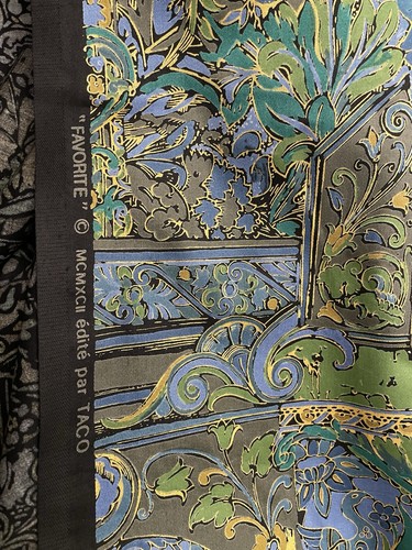 Vintage french fabric - vintage,