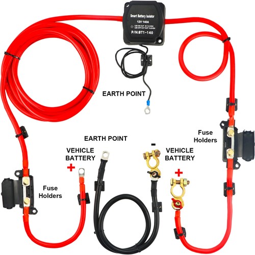Split charge relay - relay, kit