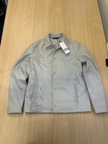 Zara button faux leather - faux,