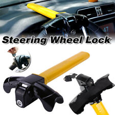 Universal Steering Wheel Lock for Cars Vans, Heavy Duty Anti-theft with 2 Keys