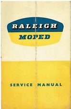 RALEIGH MOPED MODEL RM1 1958- ORIGINAL FACTORY WORKSHOP MANUAL