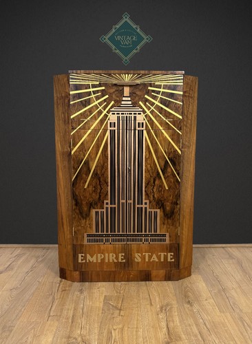 Art deco cocktail cabinet - art,