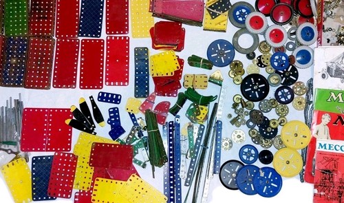 Vintage meccano 1950s bundle - meccano,