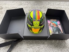 Lewis Hamilton 2023 1/2 Helmet Mercedes F1 * hospitality Box*