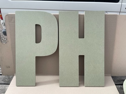 Large 30cm wooden letters - 30cm, &
