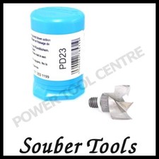 Souber PD23 Screw On Door Lock Plunging Cutter 23.0mm DBB Mortice Jig 1