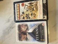 2 Classic Films On VHS, Titanic And Tobruk