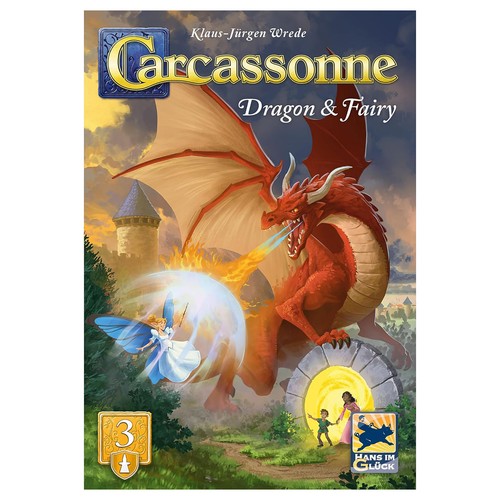 Carcassonne dragon fairy - dragon,