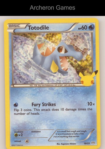 Pokemon card totodile mcd21 - pokemon,
