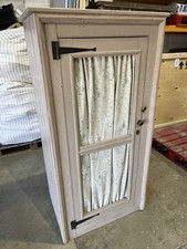 Vintage Pine Kitchen Larder Cupboard Storage Unit Solid Wood