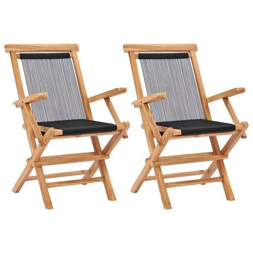 Solid teak wood folding - 2x,