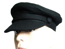 Sailor Cap Fiddler 1960s Breton Fashion Hat Wool Felt Historical Captain Hat