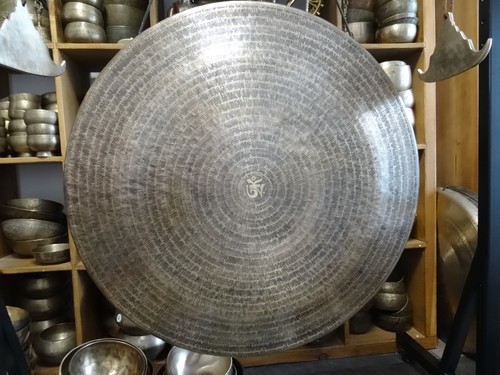 80cm gong nepalese etched - 80cm,