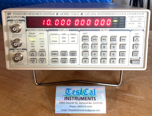 Stanford research cg635 with - research,