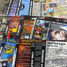 PS1 Playstation 1 Rear Inlay