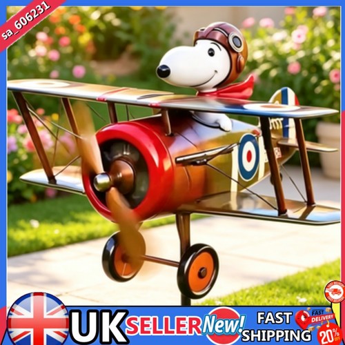 Snoopy pilot flying - snoopy, biplane