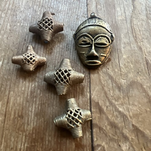 African brass mask clip and - mask,