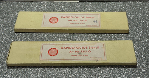 Vintage rotring rapido guide - vintage,