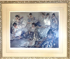 WILLIAM RUSSELL FLINT SIGNED LTD EDITION PRINT -  VARIATIONS 1V - 1966 - MINT