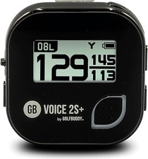 GolfBuddy GB Voice 2S+ Talking GPS Golf Rangefinder Navigation Black
