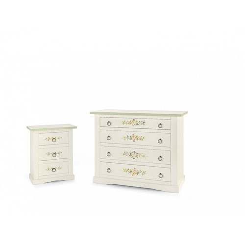 Shabby chic floral dresser - shabby,