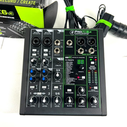 Mackie profx6v3 used - profx6v3, 6-channel
