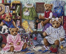 Merejka Teddy Bear Wear Counted Cross Stitch Kit