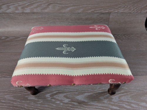 Vintage retro footstool - vintage,