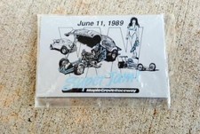 VOLKSWAGEN BUS CAMPER BEETLE GHIA MAPLE GROVE RACEWAY VW SUPER JAM DASH PLAQUE