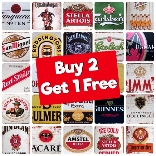 Metal signs vintage - vintage, retro