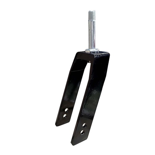 Wheelchair front wheel fork - front,
