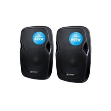 Evolution Audio RZ10A V3 Portable 10" 600W Active Powered Stage PA Speakers PAIR