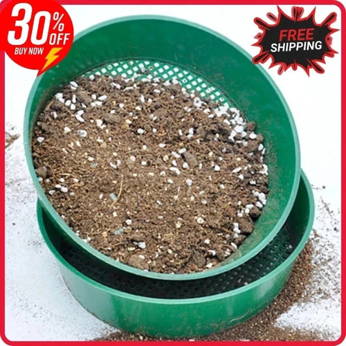 Plastic soil sieve filter - "plastic,